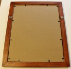 Picture frame backing and easel stands